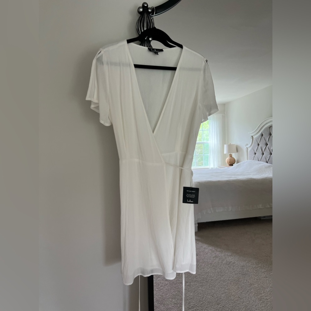 Lulus wrap mini dress